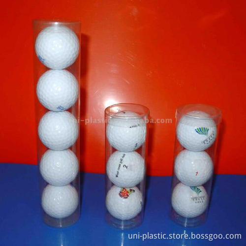 Golf Ball Tube & Clear Plastic Tube